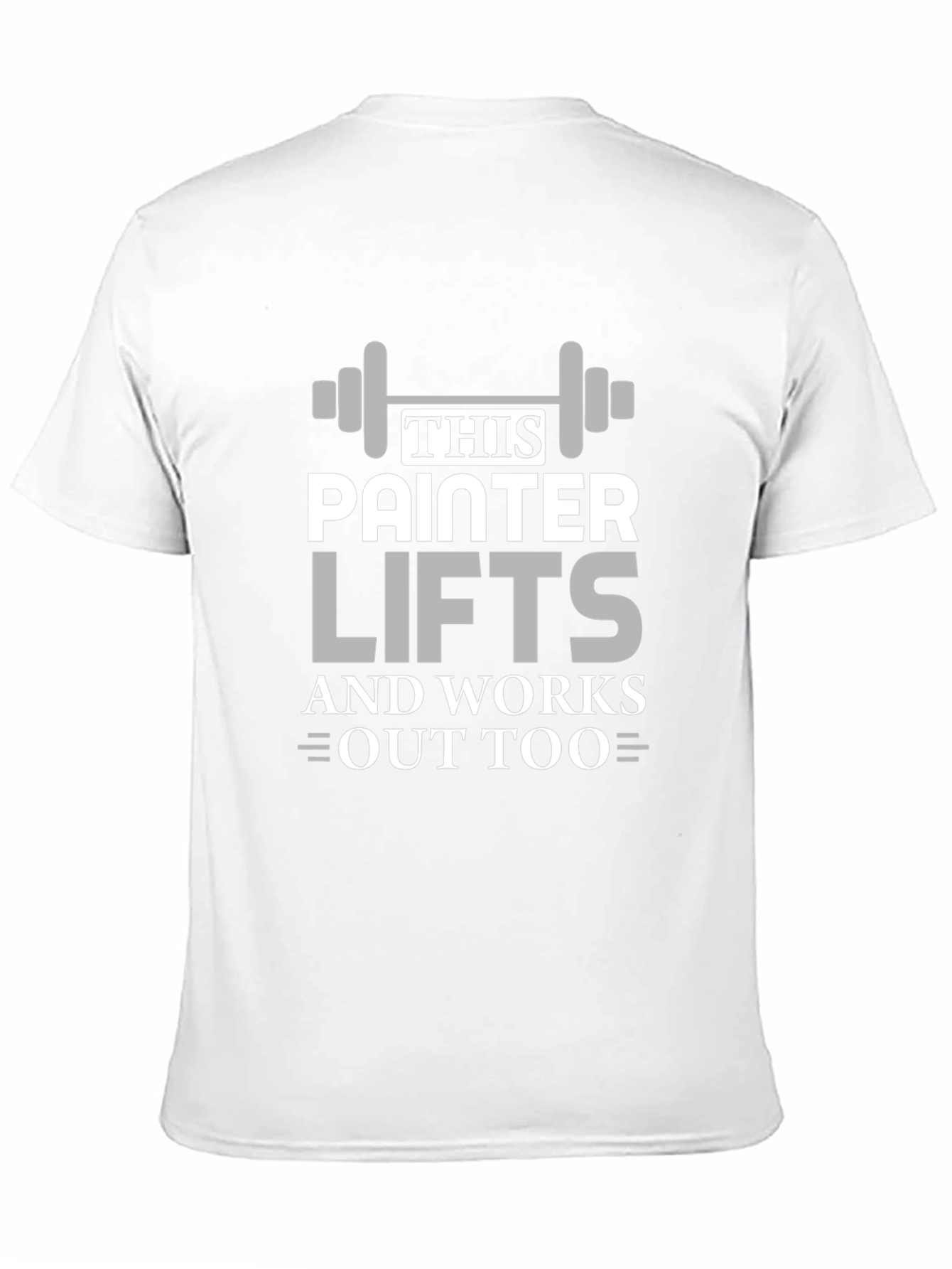 Painter Lifts Black Graphic T-Shirt