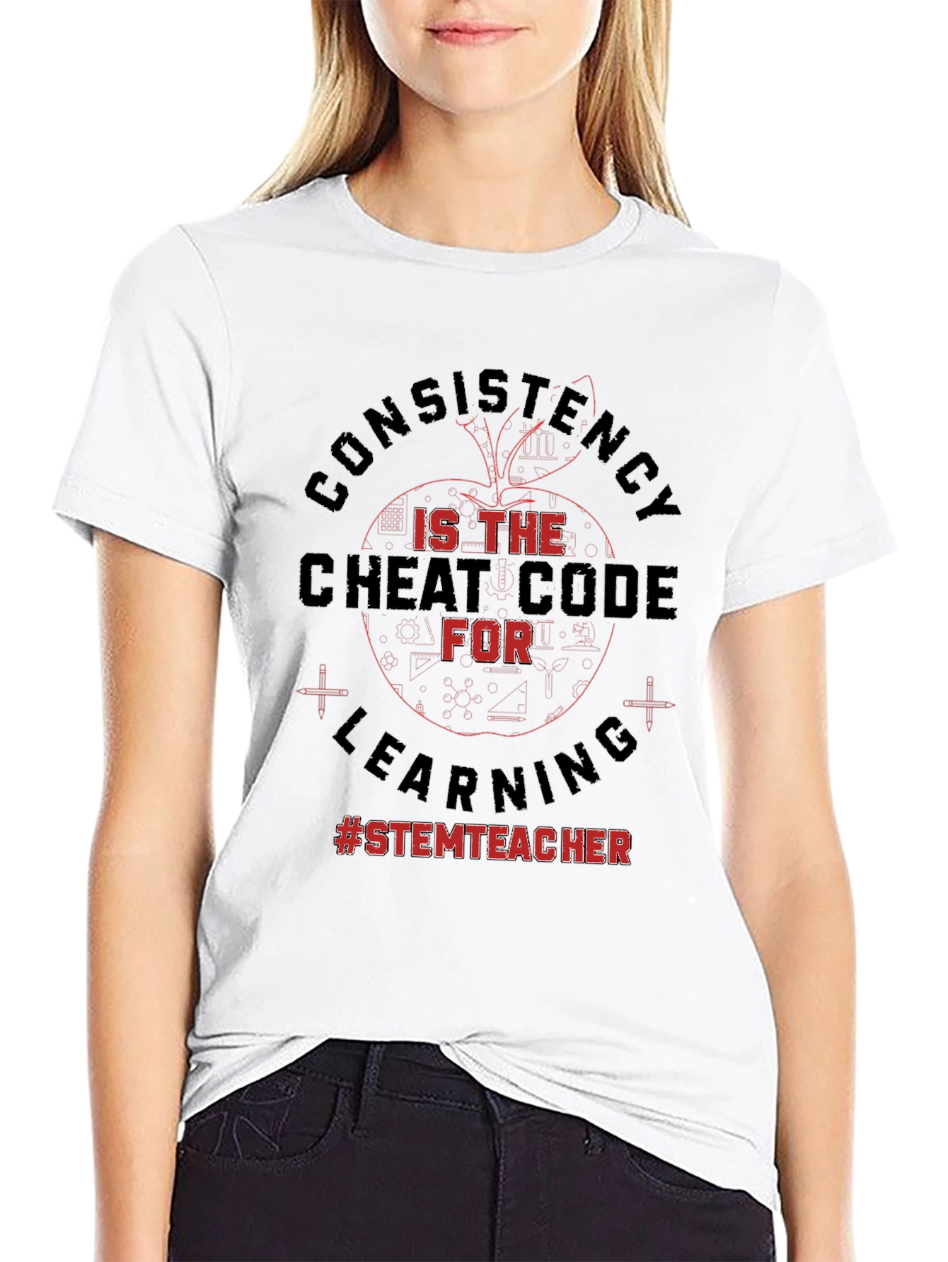 STEM Teacher Cheat Code T-Shirt