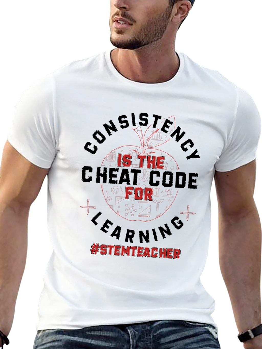 STEM Teacher Cheat Code T-Shirt