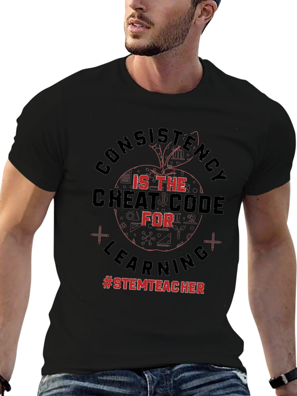 STEM Teacher Cheat Code T-Shirt