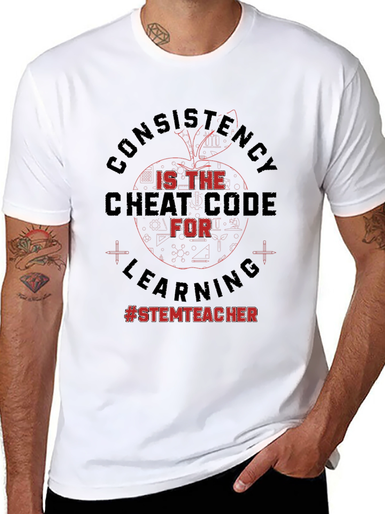 STEM Teacher Cheat Code T-Shirt