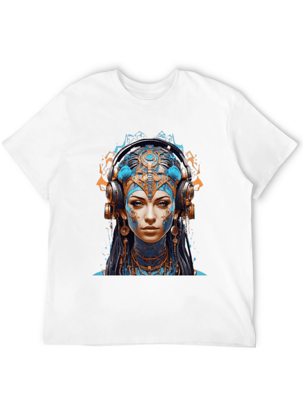 Steampunk Avatar Graphic Black T-Shirt