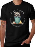 Raccoon King of Recycling World T-Shirt