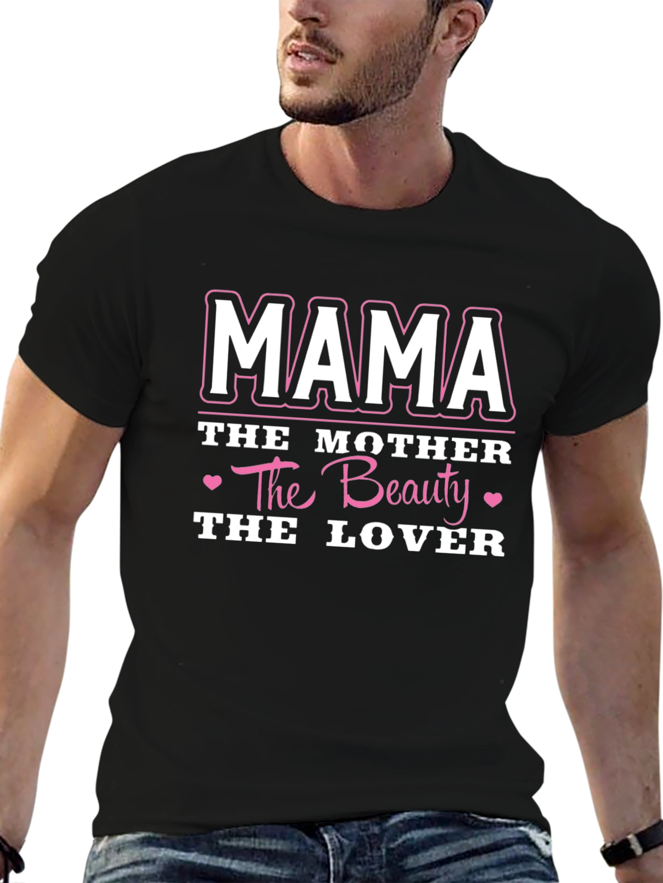 Mama Graphic T-Shirt: Mother Beauty Lover Tee