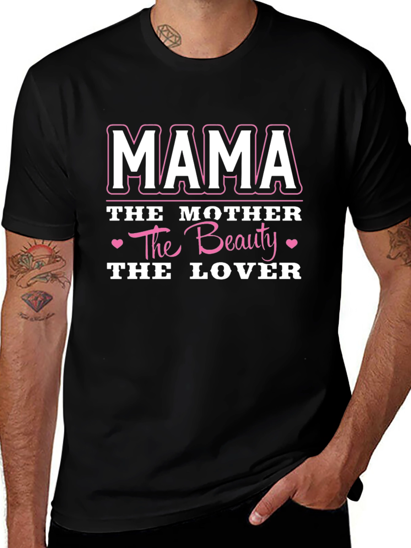 Mama Graphic T-Shirt: Mother Beauty Lover Tee