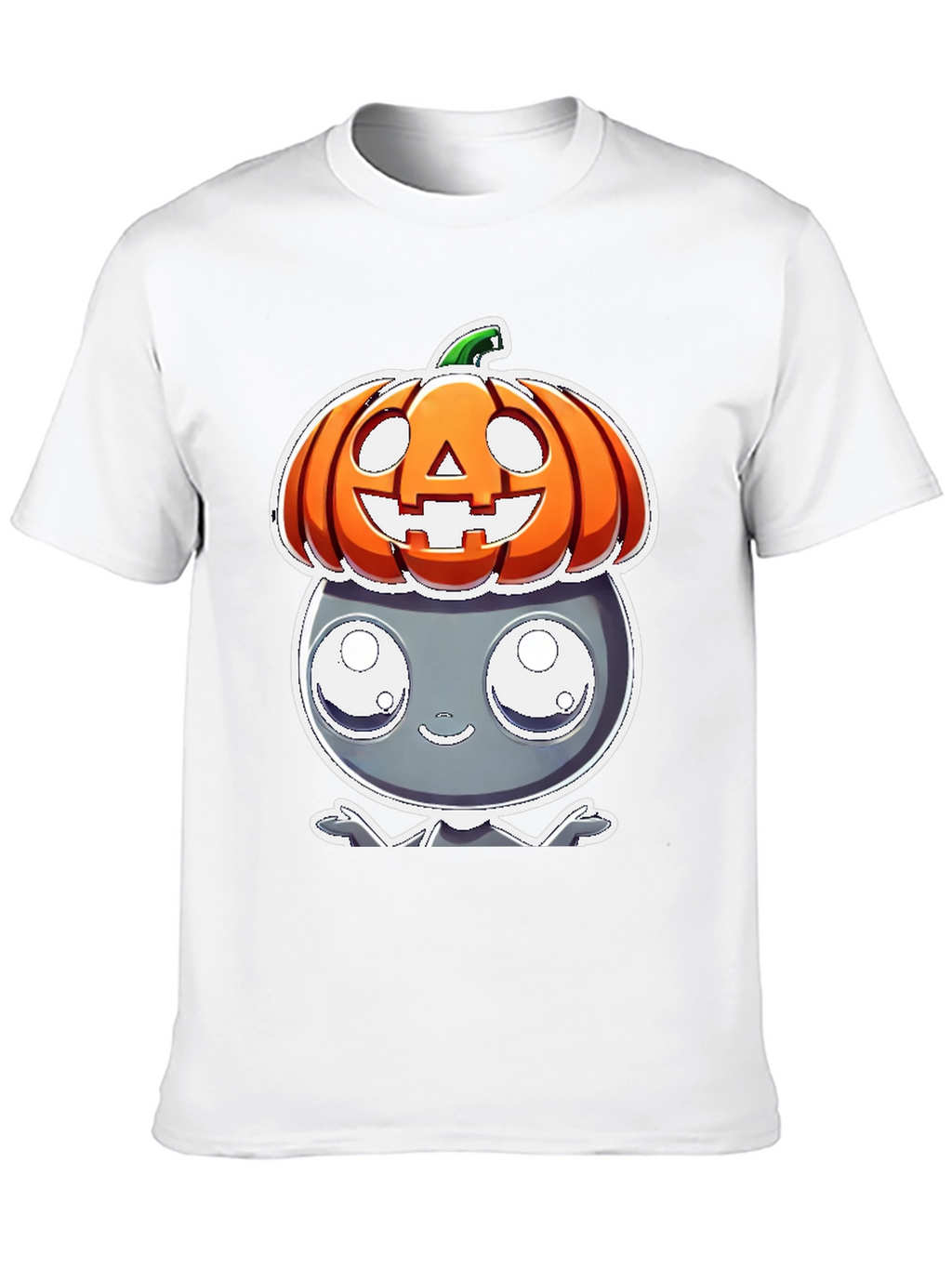 Cute Cartoon Halloween Pumpkin Character Tee