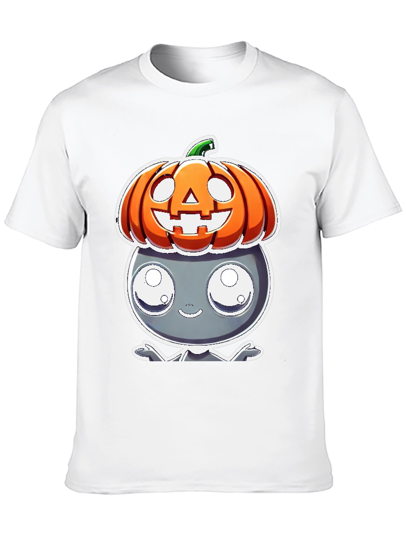 Cute Cartoon Halloween Pumpkin Character Tee