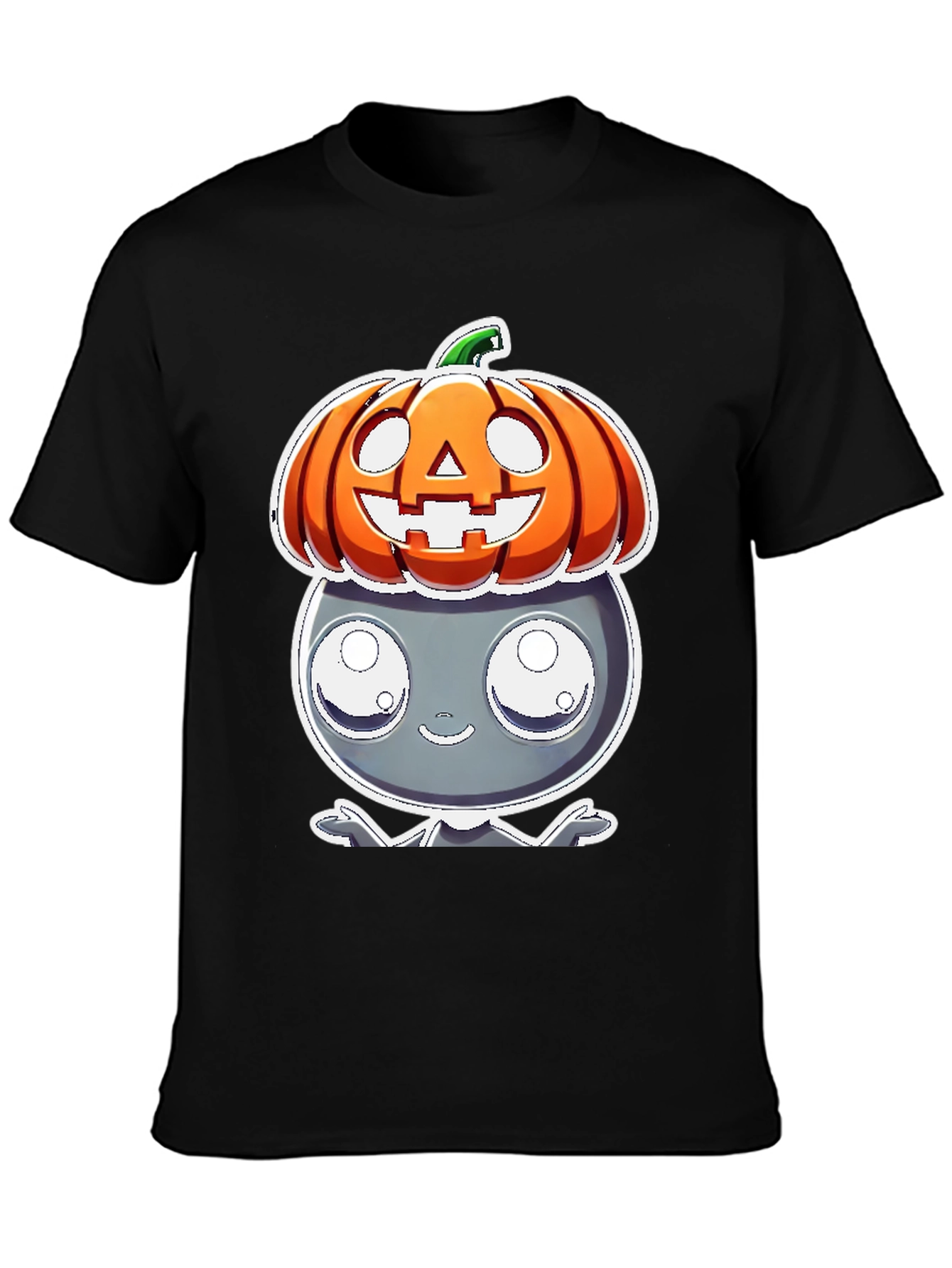 Cute Cartoon Halloween Pumpkin Character Tee