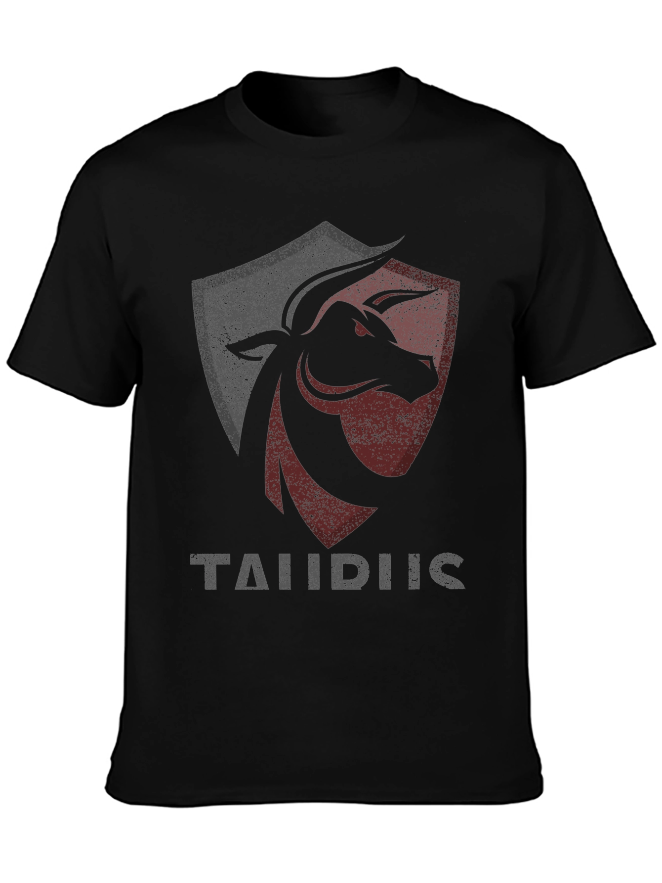 Taurus Zodiac Black Graphic Tee