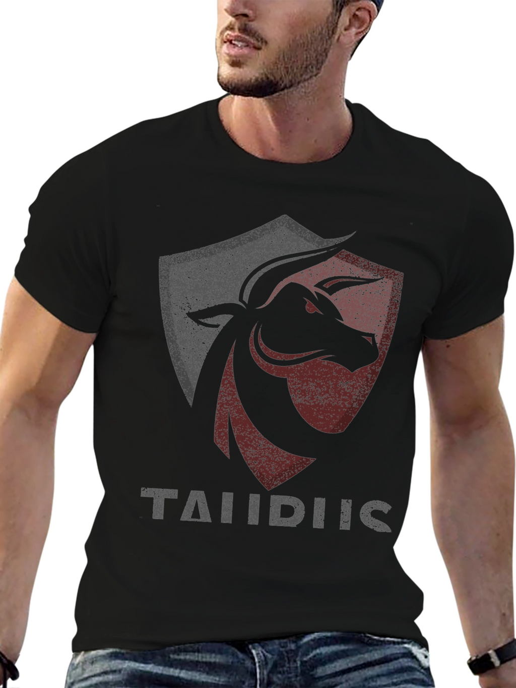 Taurus Zodiac Black Graphic Tee