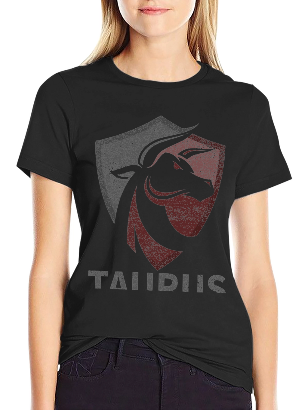 Taurus Zodiac Black Graphic Tee