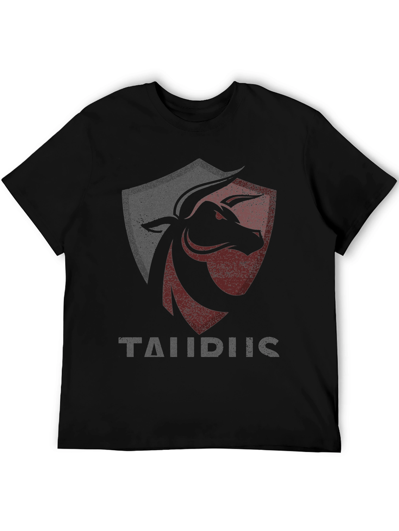 Taurus Zodiac Black Graphic Tee