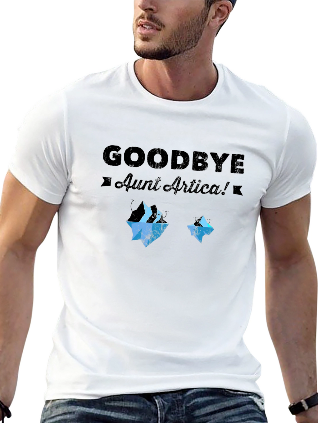 Goodbye Aunt Artica T-Shirt - Unisex Black Tee