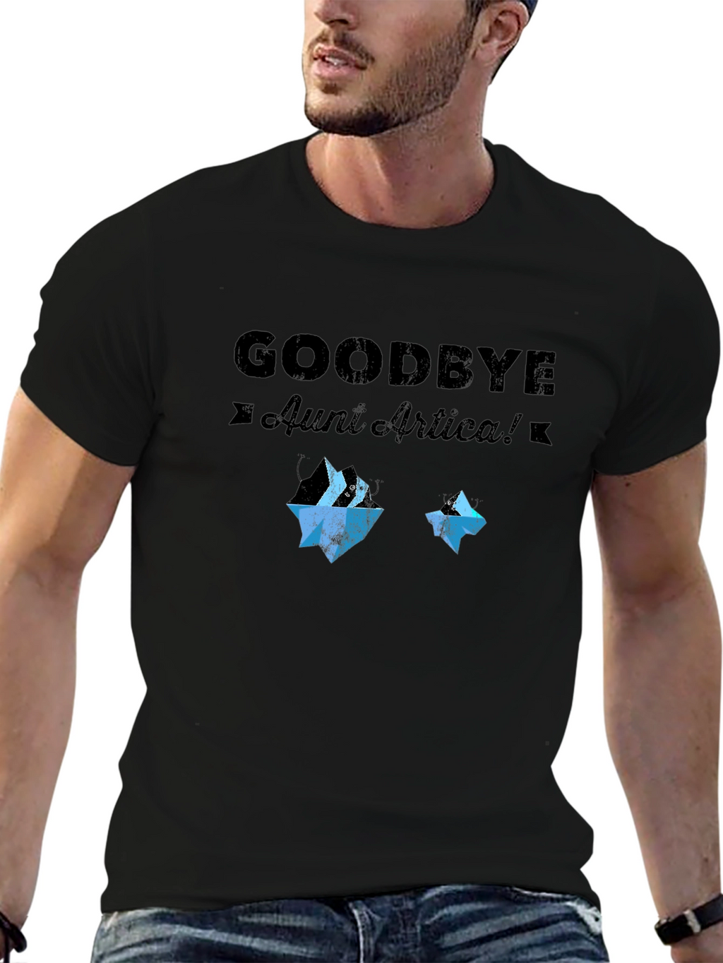 Goodbye Aunt Artica T-Shirt - Unisex Black Tee