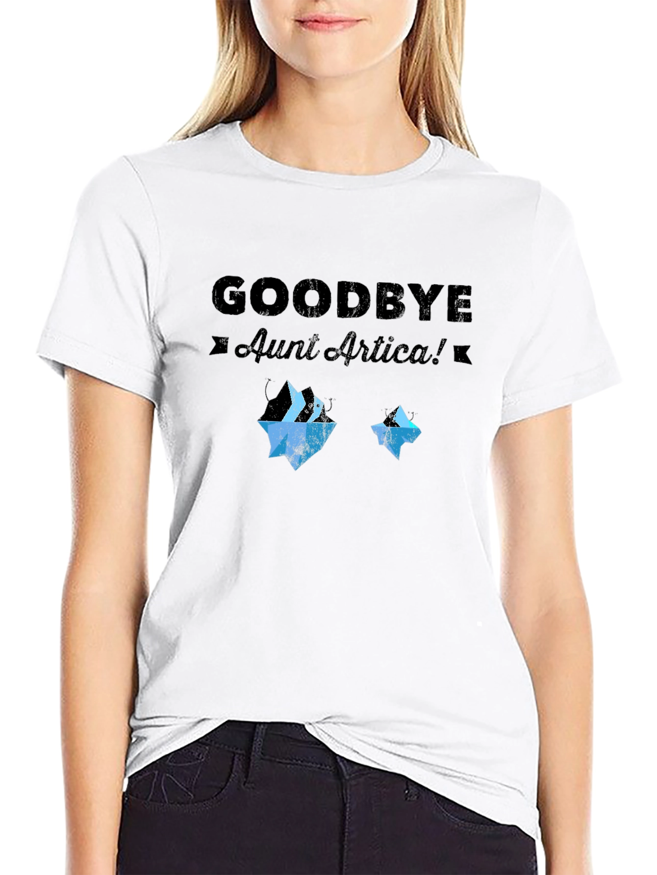 Goodbye Aunt Artica T-Shirt - Unisex Black Tee