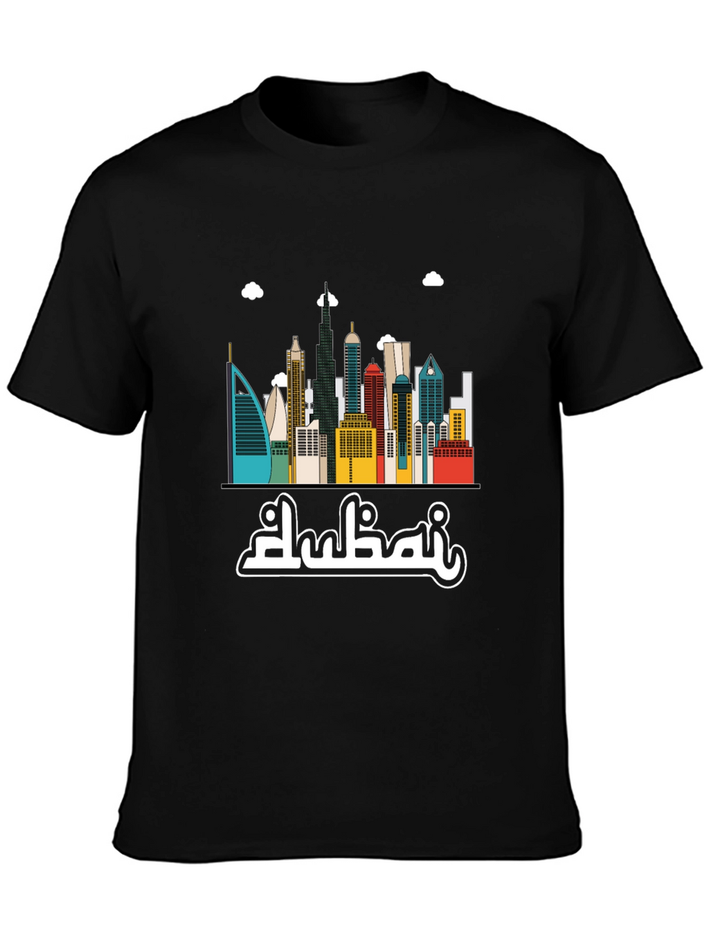 Dubai Skyline Graphic T-Shirt