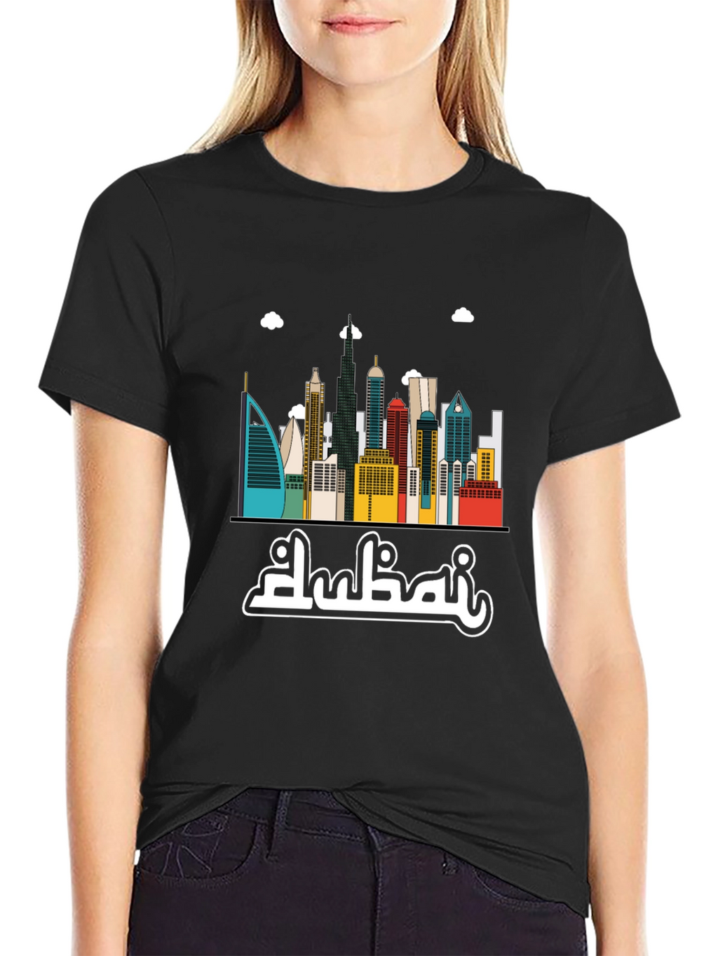 Dubai Skyline Graphic T-Shirt