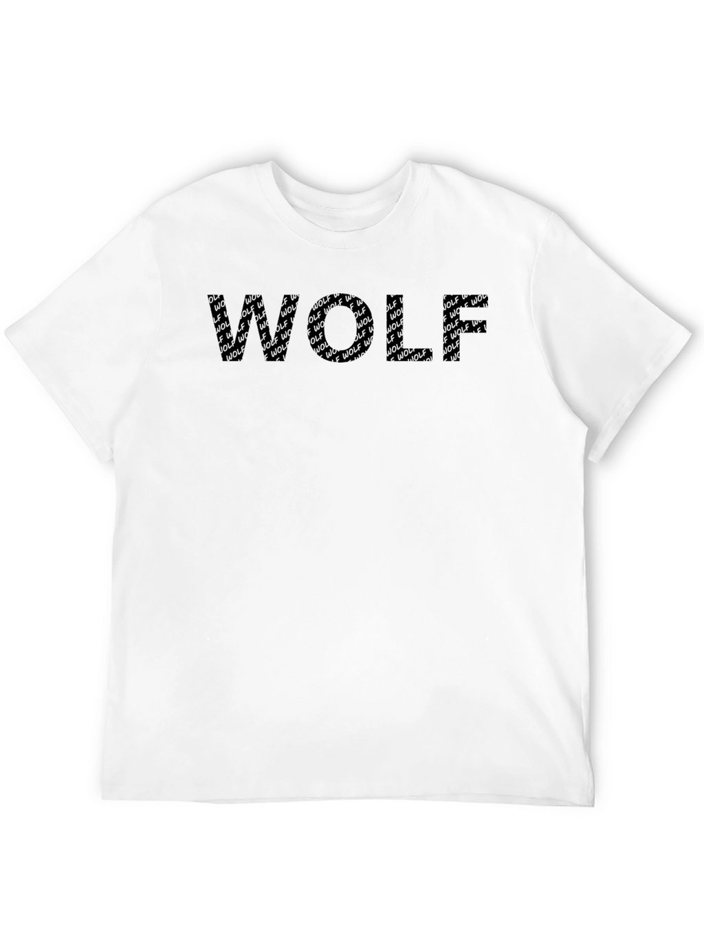 Black Wolf Graphic Print Tee - Mens