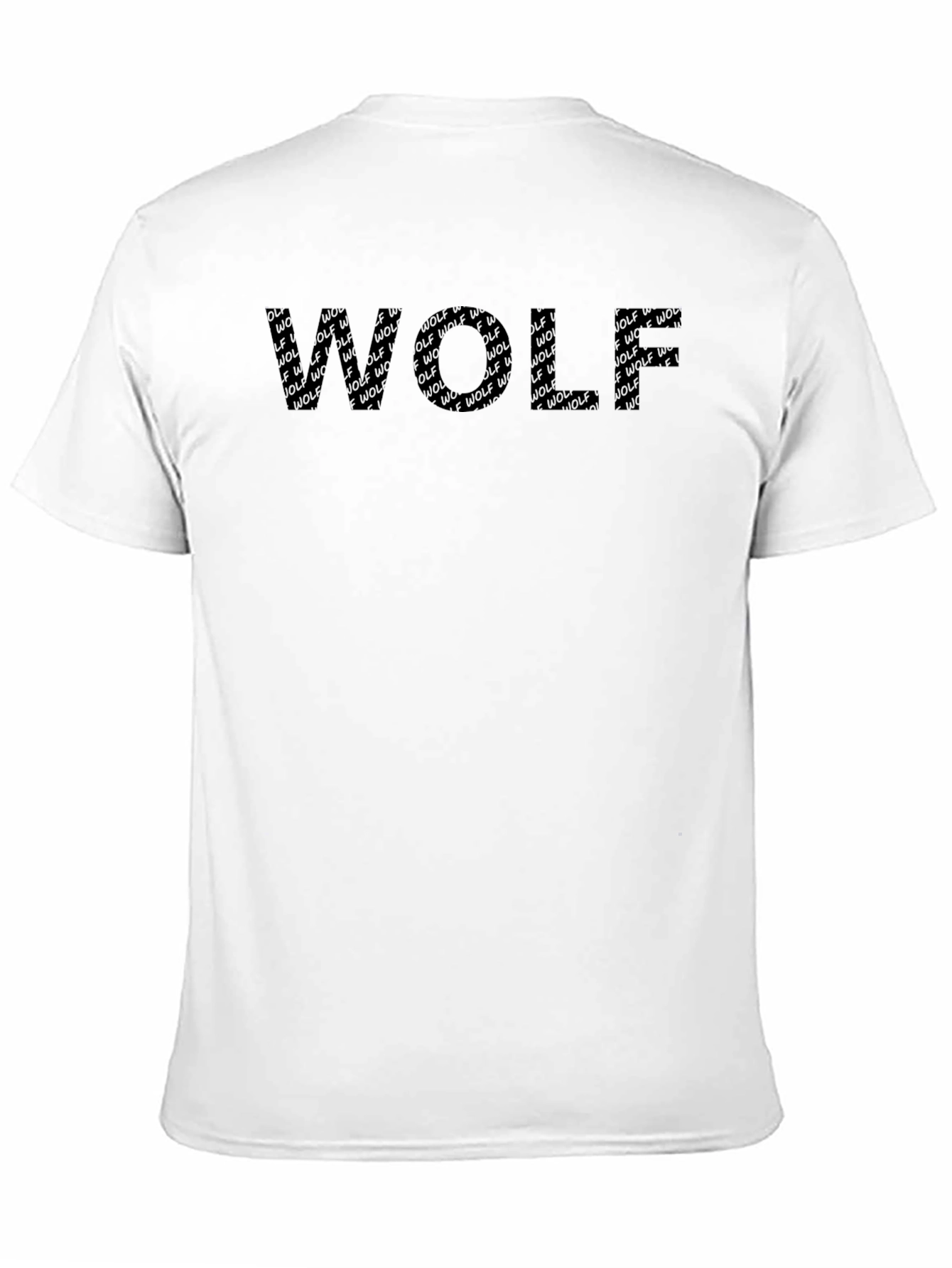 Black Wolf Graphic Print Tee - Mens