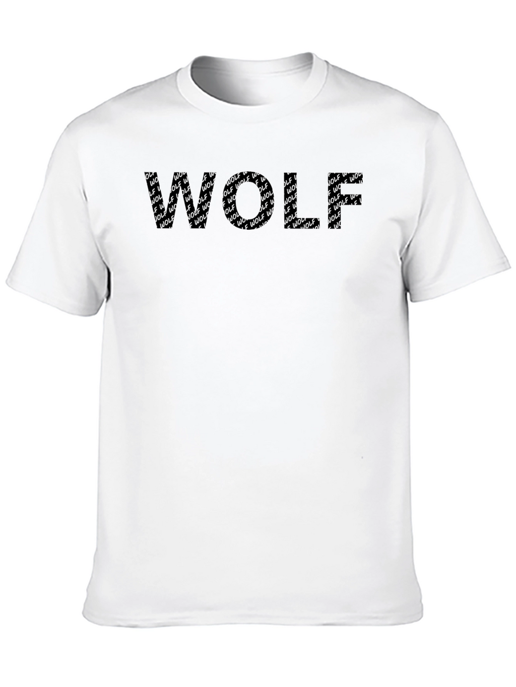 Black Wolf Graphic Print Tee - Mens
