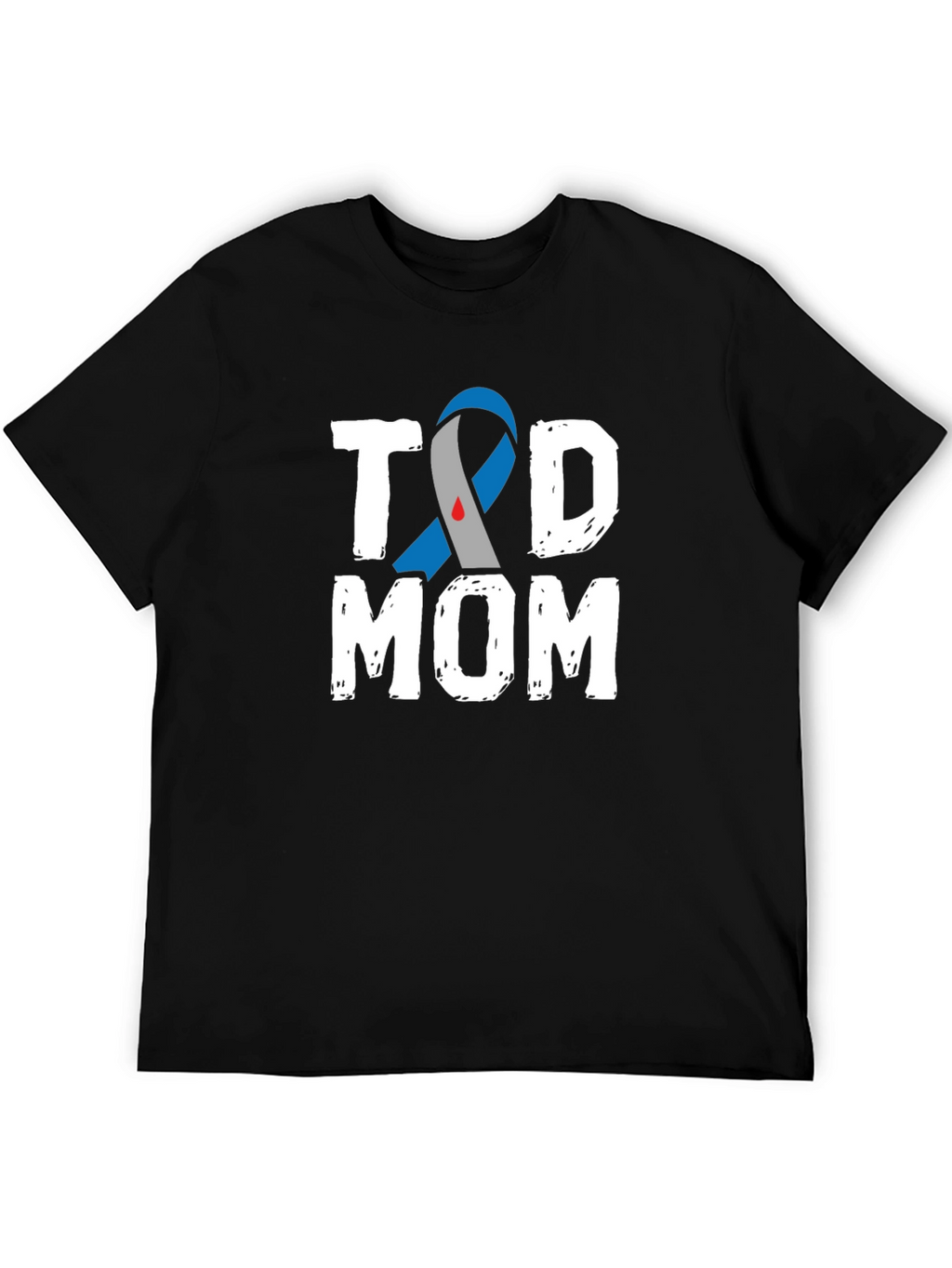 T1D Mom Awareness T-Shirt - Black