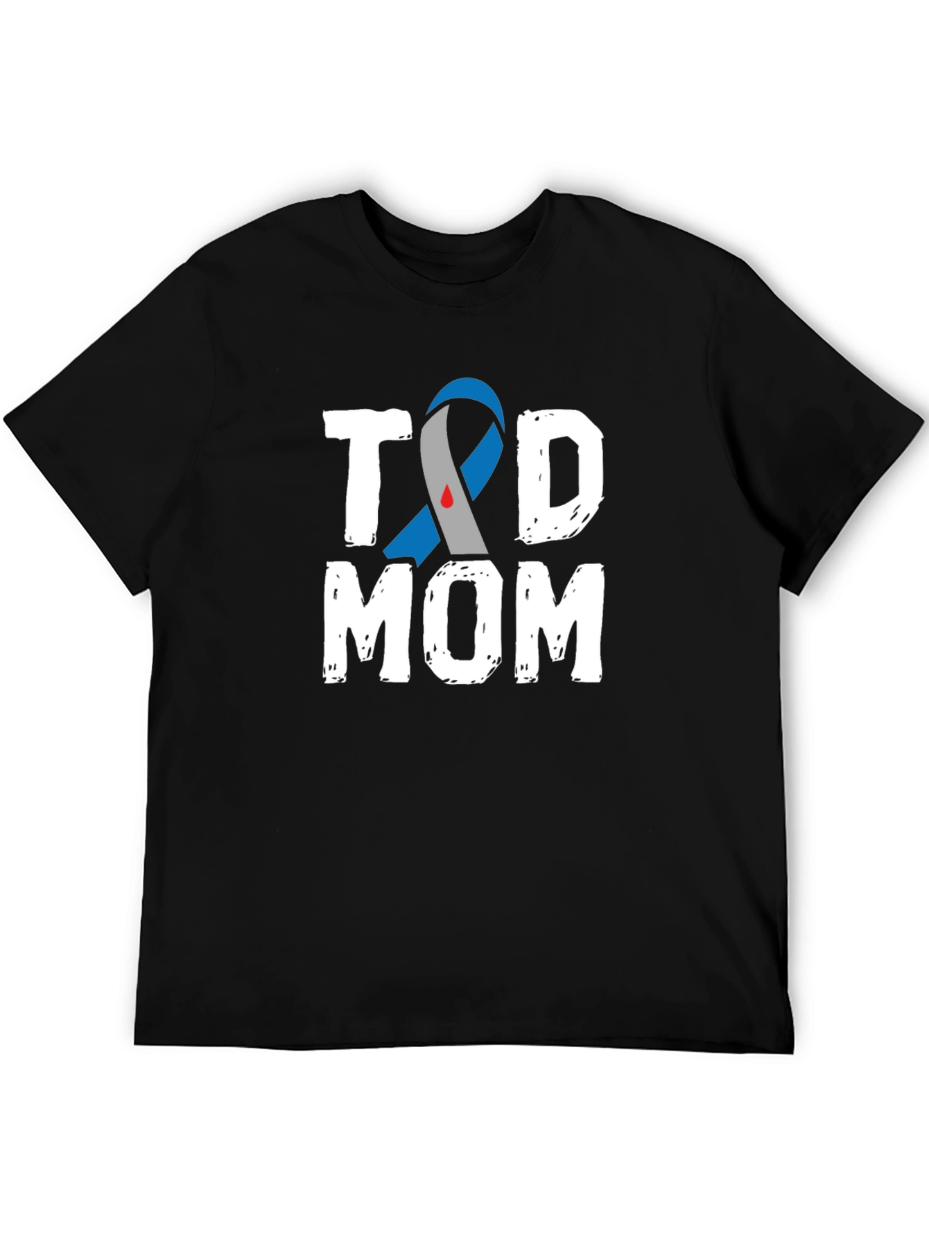 T1D Mom Awareness T-Shirt - Black