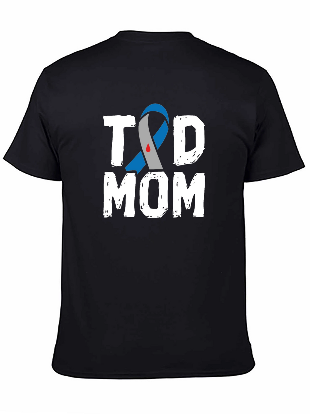 T1D Mom Awareness T-Shirt - Black