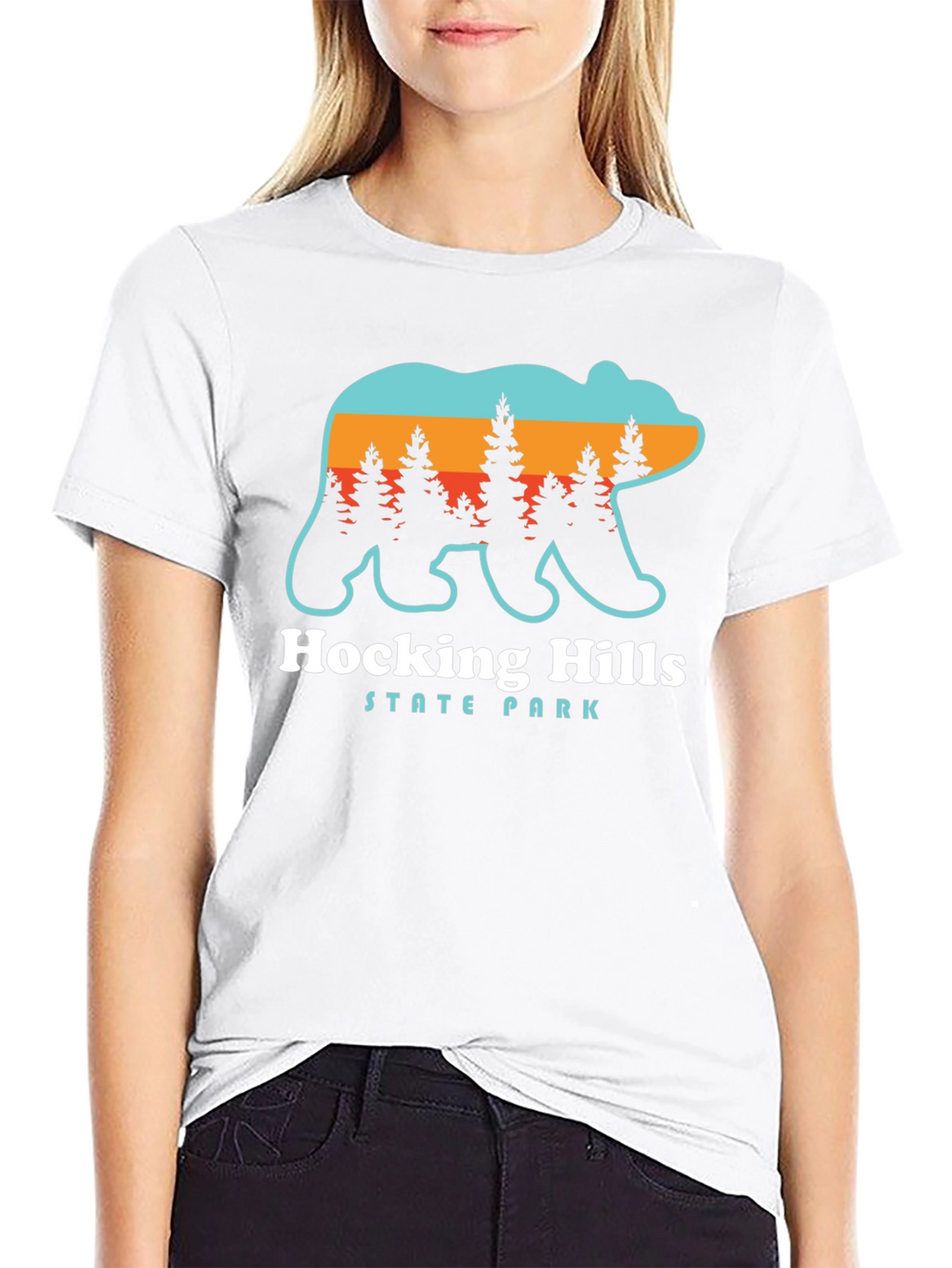 Hocking Hills State Park Bear Graphic Tee