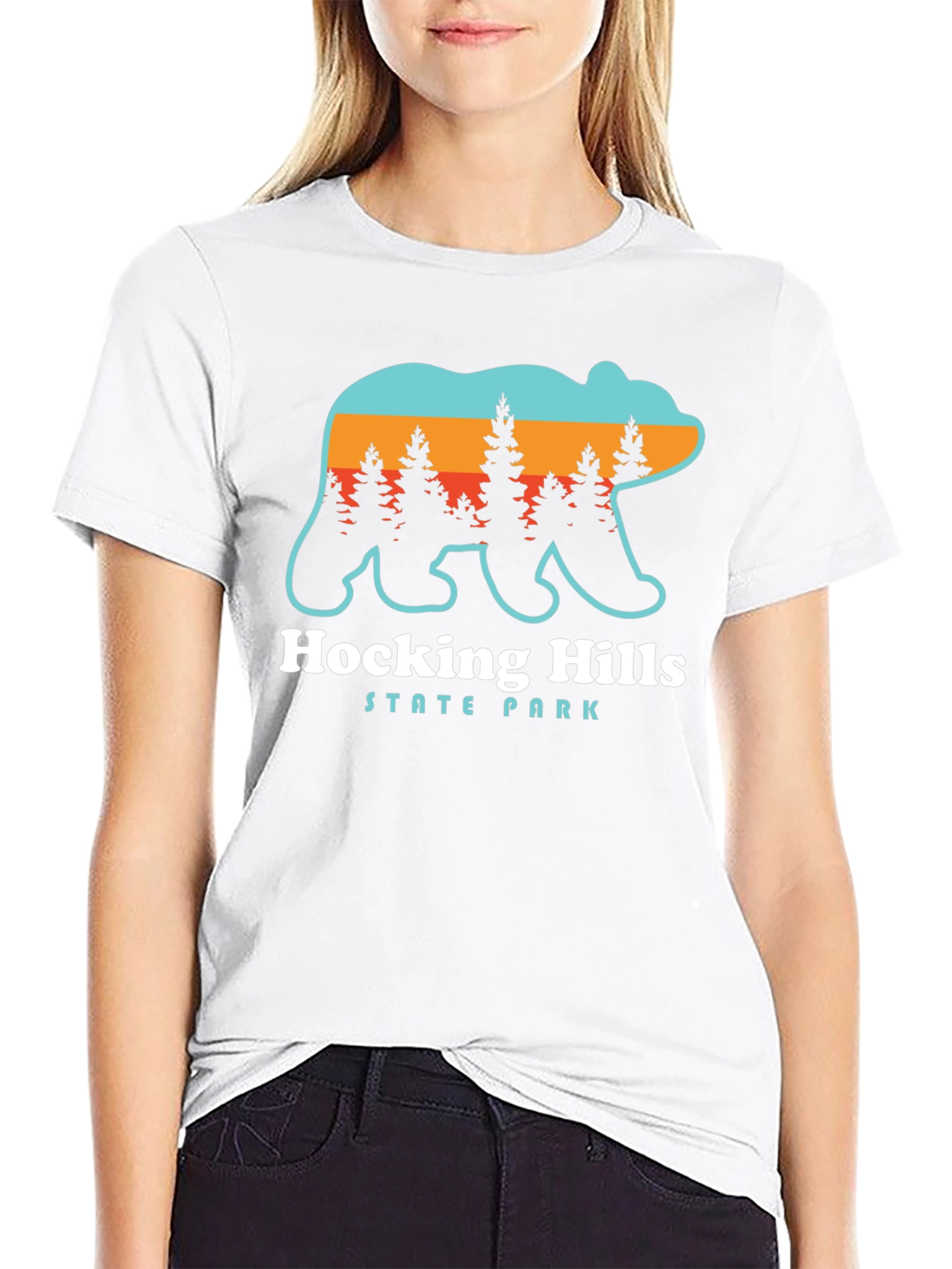 Hocking Hills State Park Bear Graphic Tee