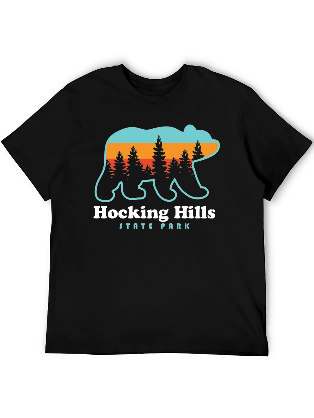 Hocking Hills State Park Bear Graphic Tee