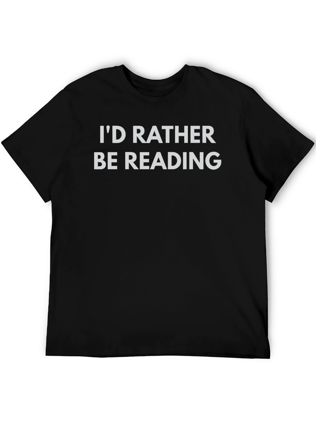 Reading Enthusiast Black T-Shirt