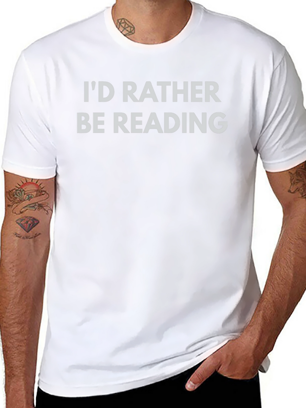 Reading Enthusiast Black T-Shirt