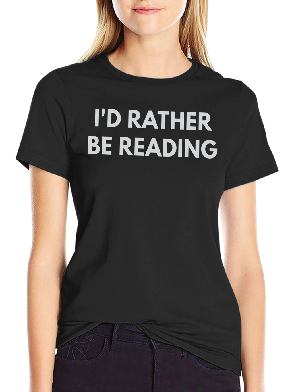 Reading Enthusiast Black T-Shirt