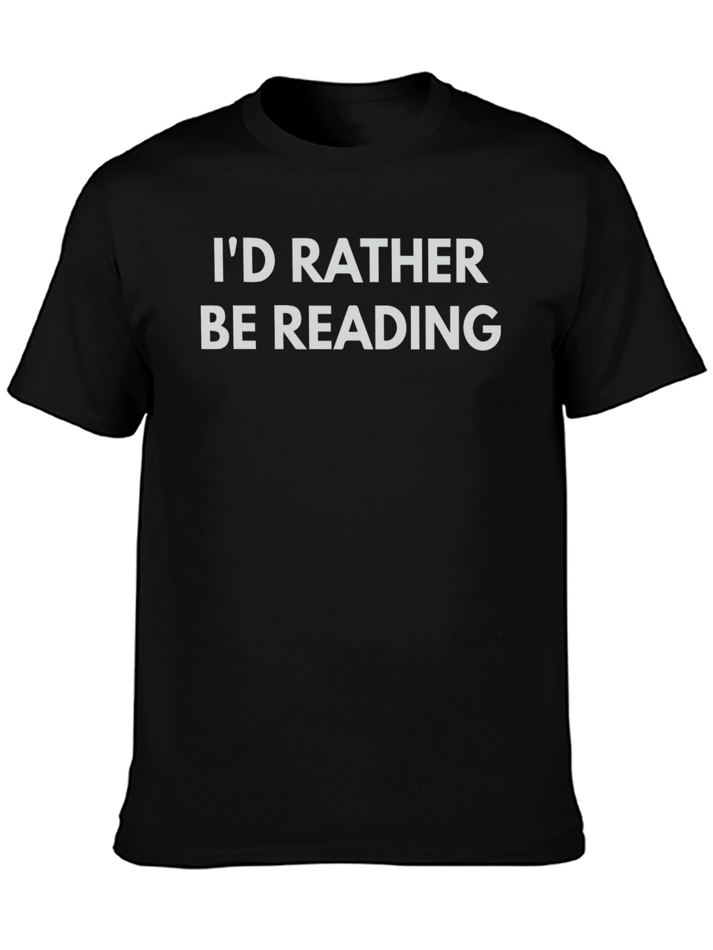 Reading Enthusiast Black T-Shirt