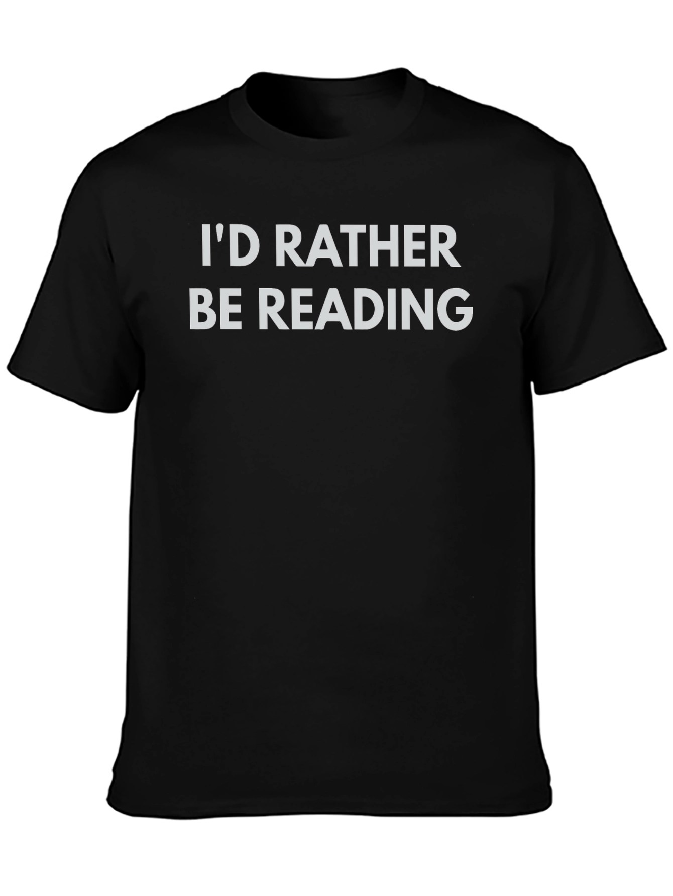 Reading Enthusiast Black T-Shirt