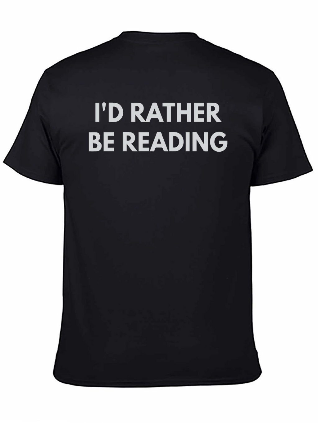 Reading Enthusiast Black T-Shirt