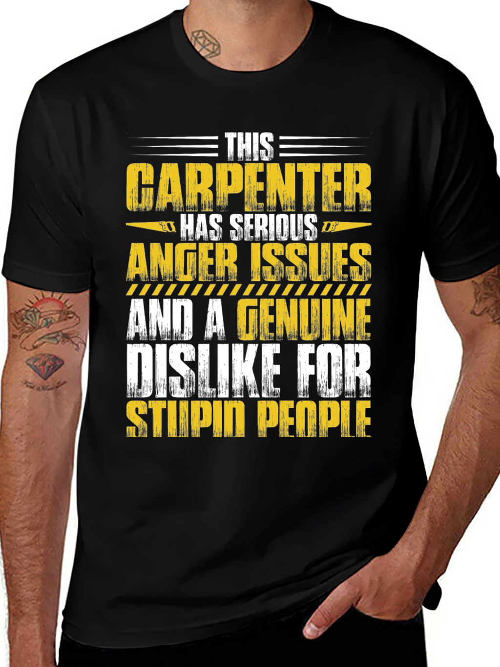 Carpenter Anger Issues Graphic T-Shirt