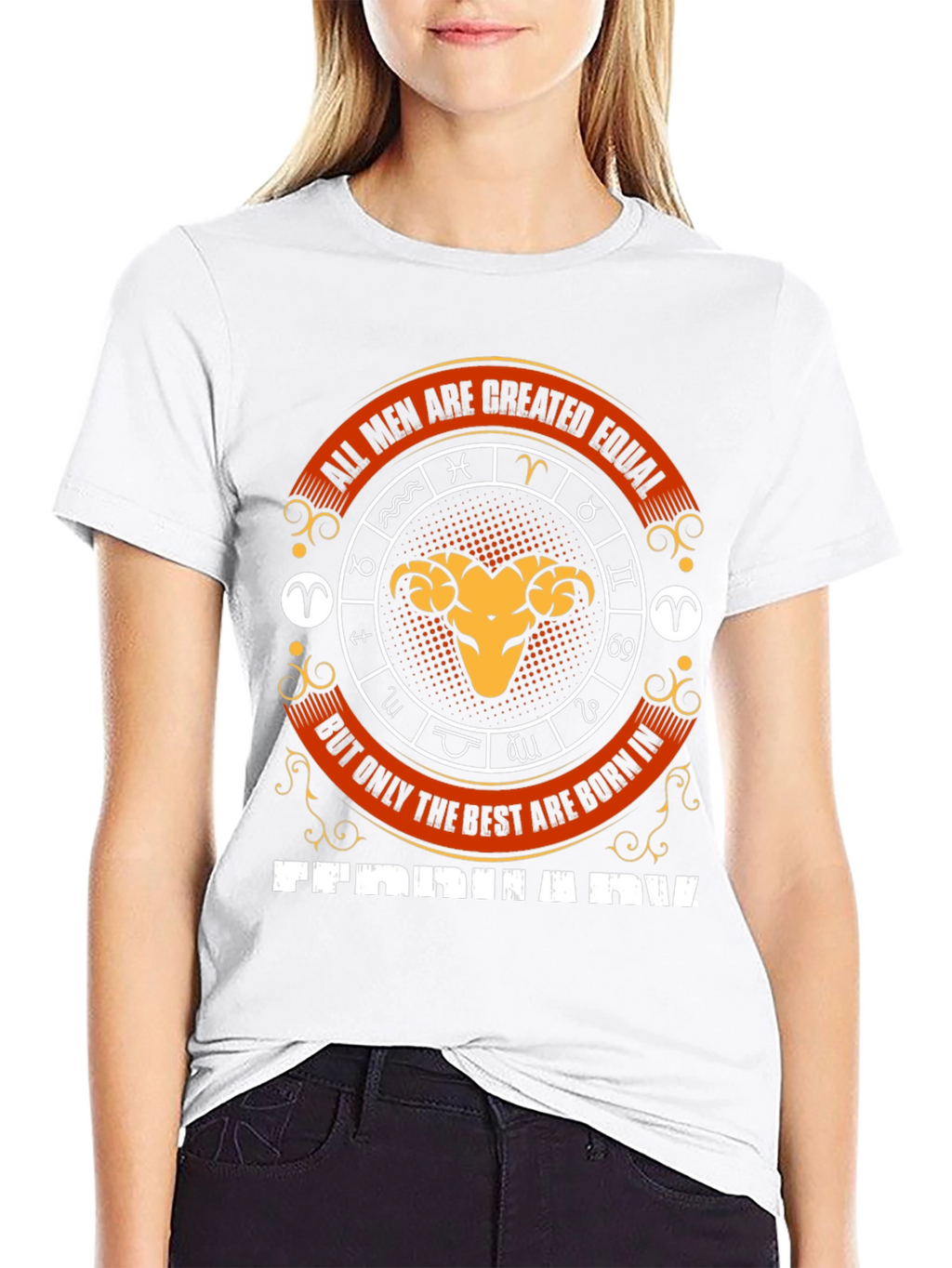 All Men Created Equal Tee - February Aries Zodiac