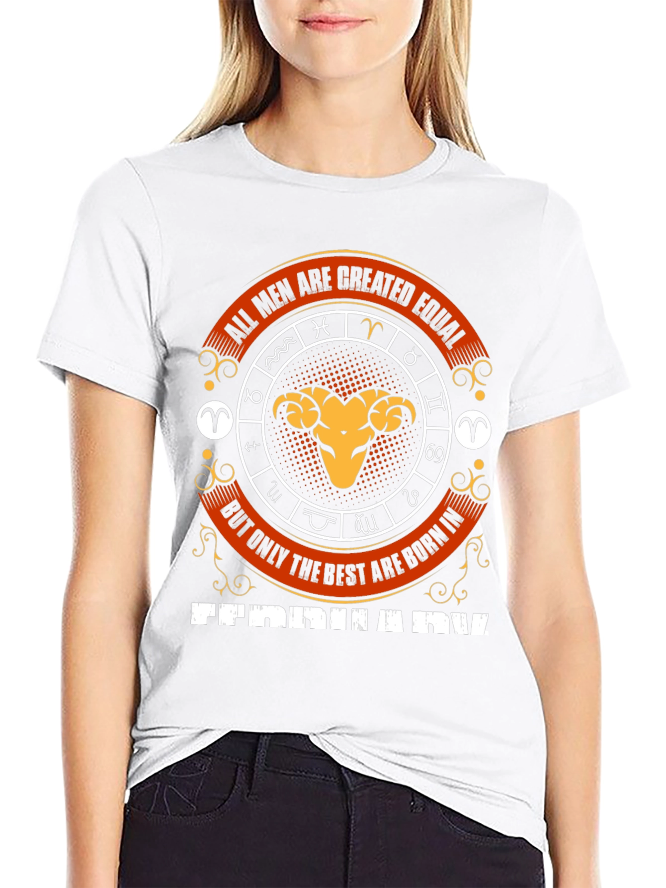 All Men Created Equal Tee - February Aries Zodiac