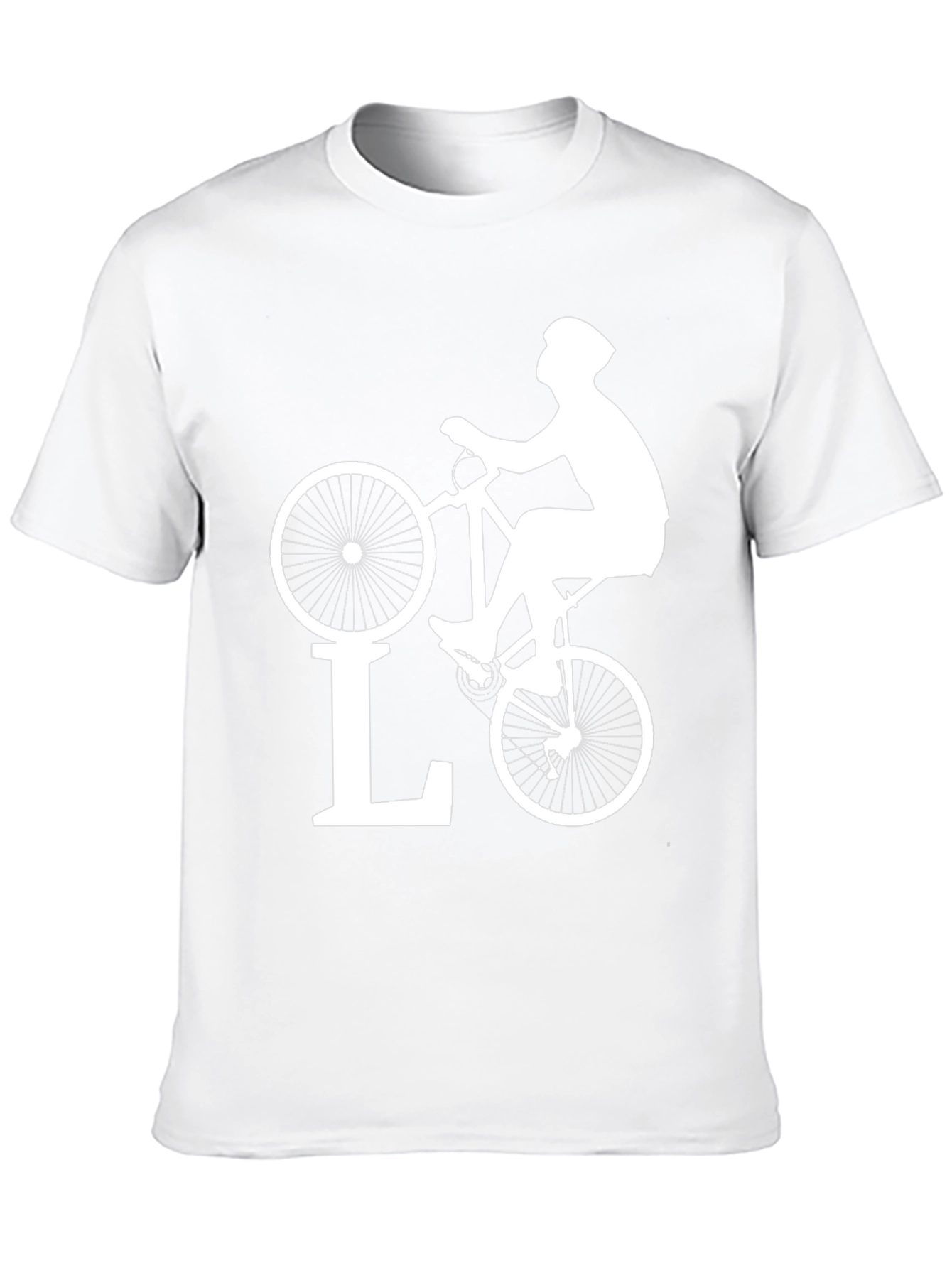 Cycling Love T-Shirt - Black Bike Design