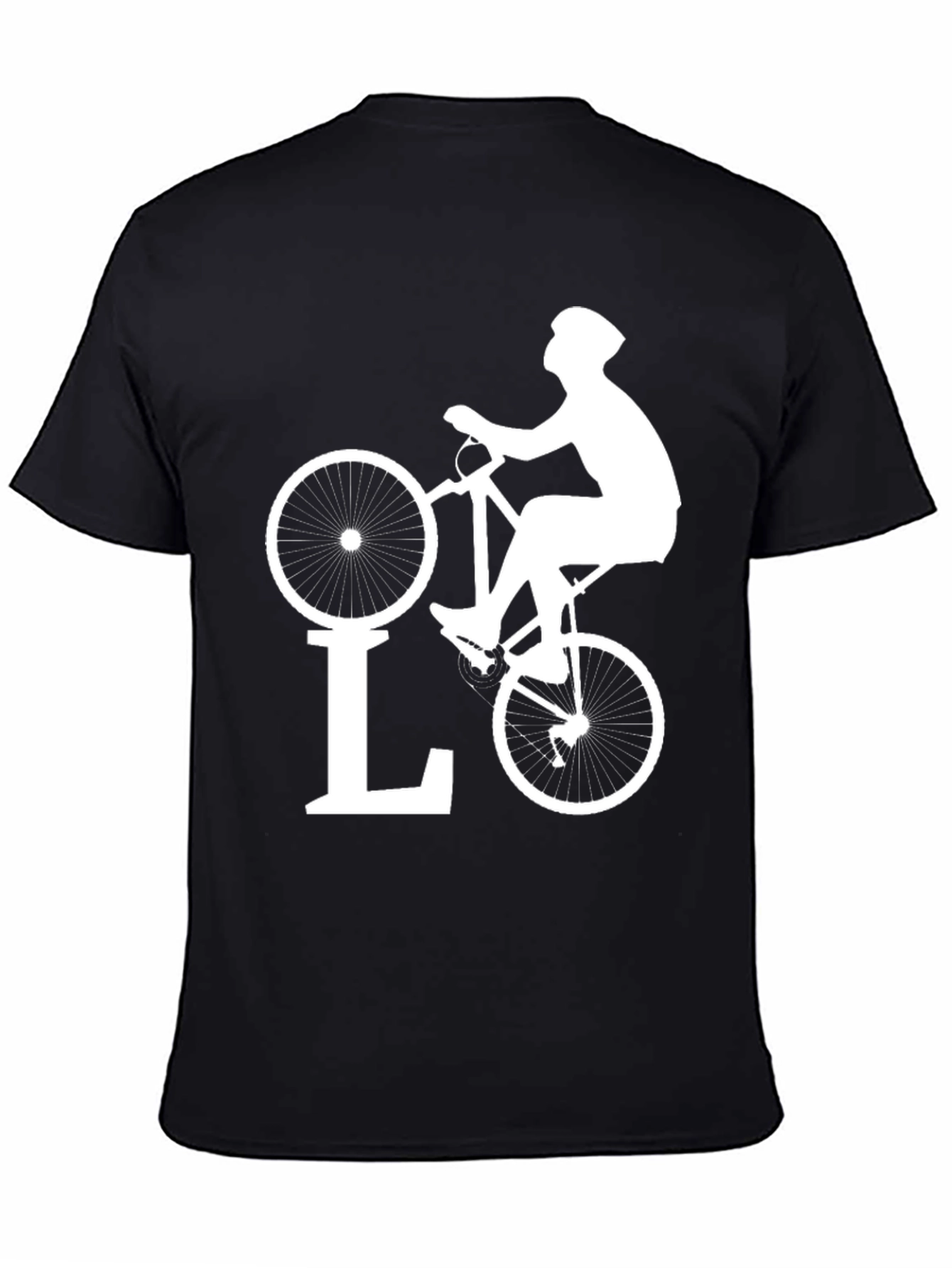 Cycling Love T-Shirt - Black Bike Design