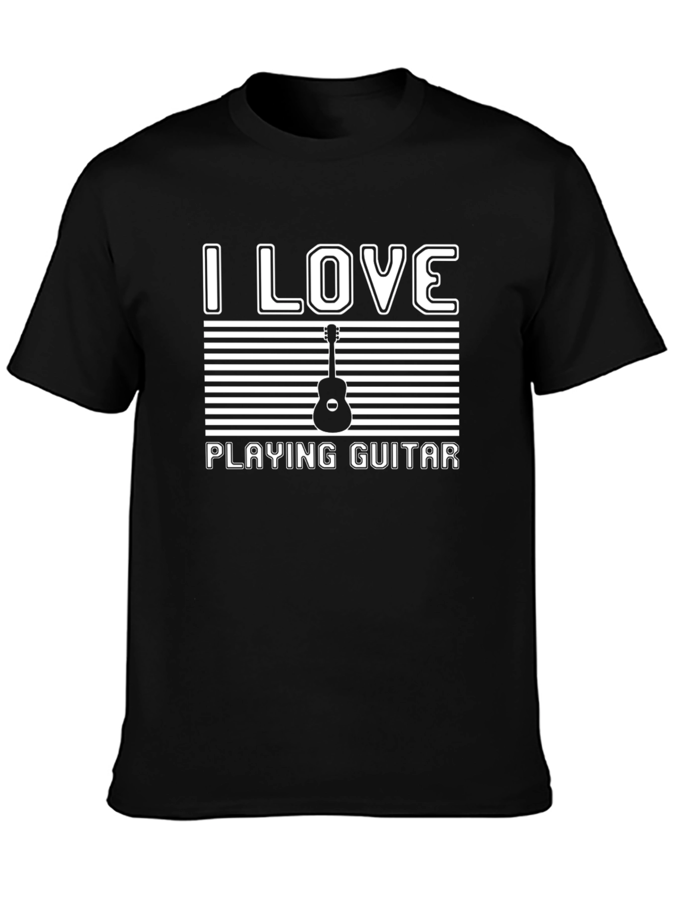 I Love Playing Guitar T-Shirt - Music Lover Tee