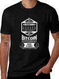 Bitcoin Cryptocurrency Black T-Shirt