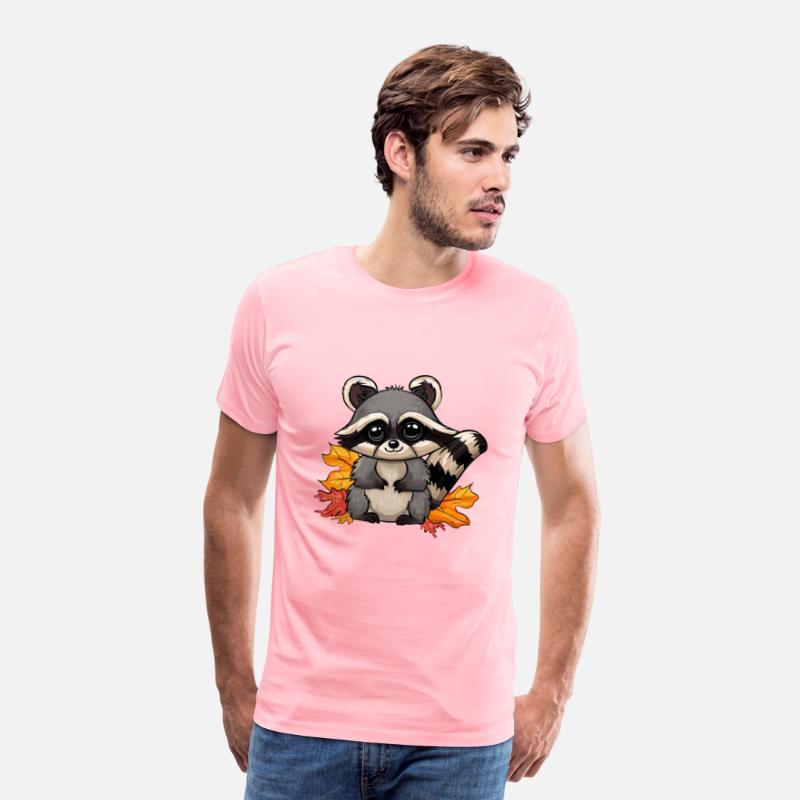 Raccoon in Autumn: Foliage and Fall Leaves