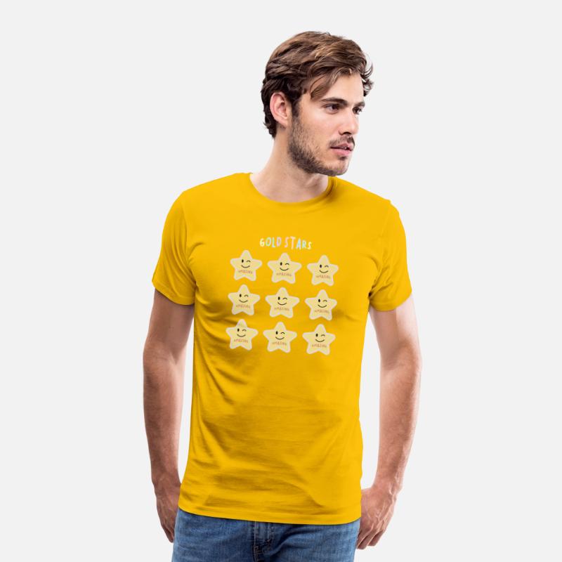 rainbow gold stars