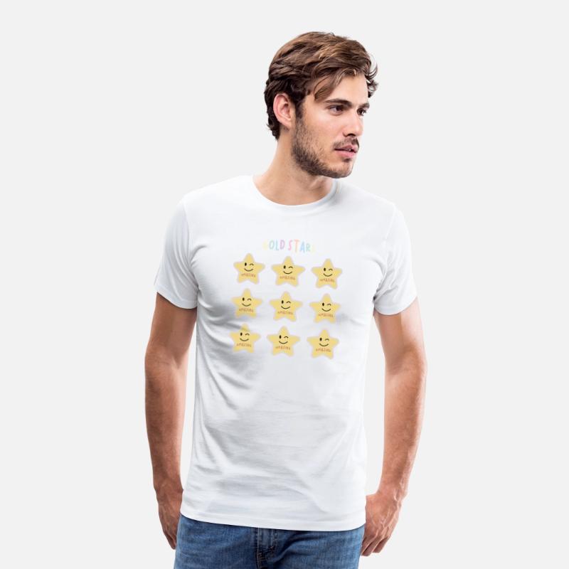 rainbow gold stars