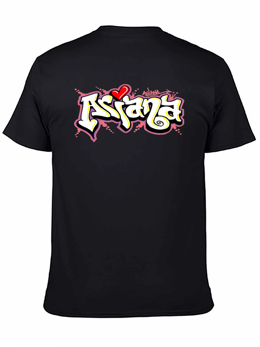 Ariana Graffiti Style Graphic T-Shirt