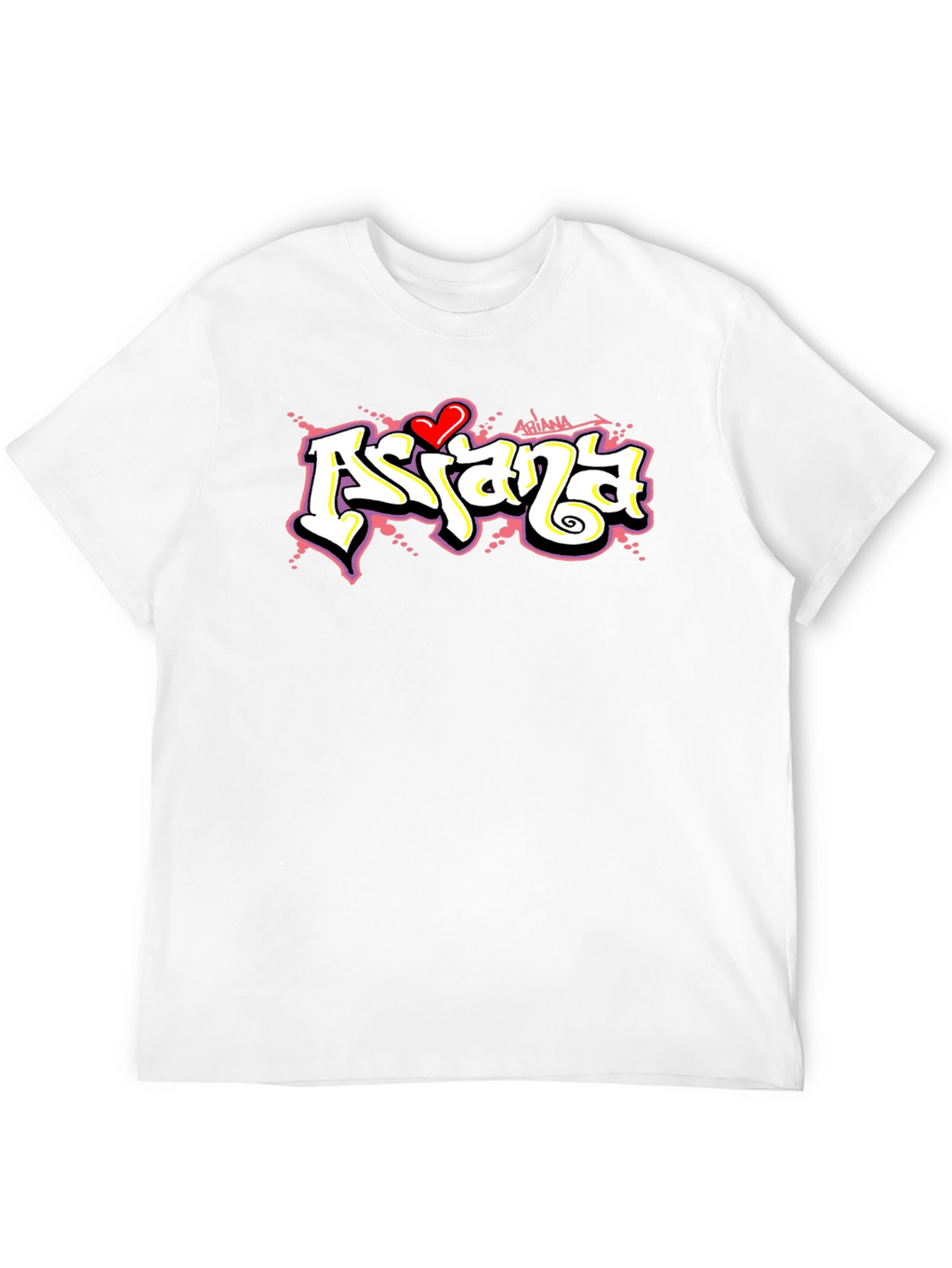 Ariana Graffiti Style Graphic T-Shirt