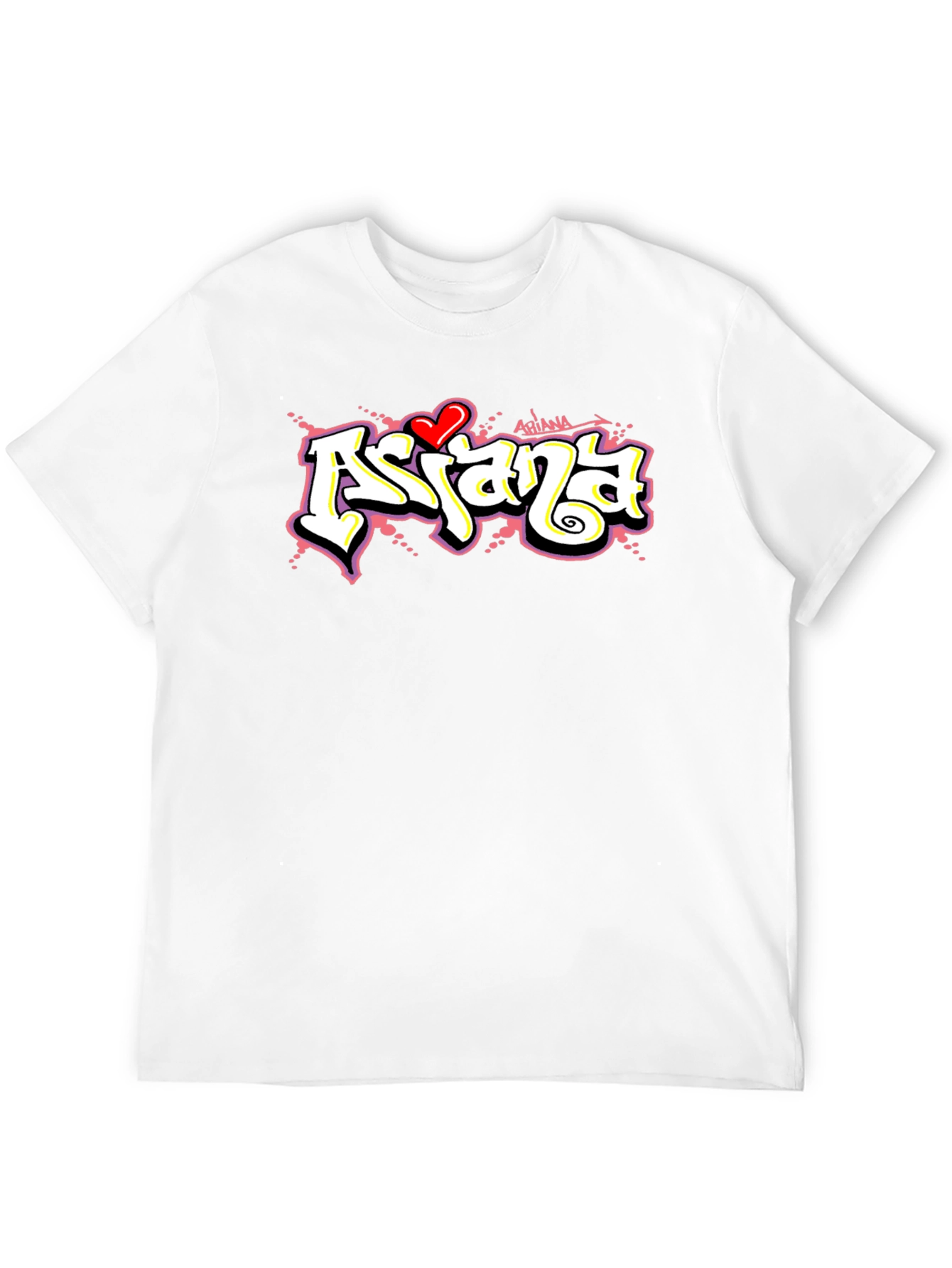 Ariana Graffiti Style Graphic T-Shirt