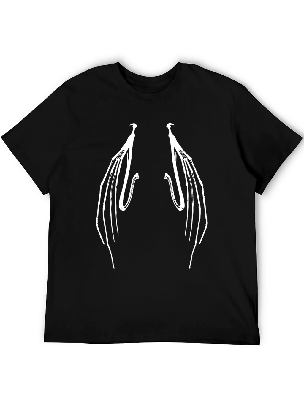 Dragon Wing Graphic Tee - Black
